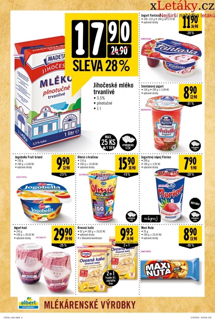leták Albert Hypermarket akční leták strana 1 leták Albert Hypermarket akční leták strana 1