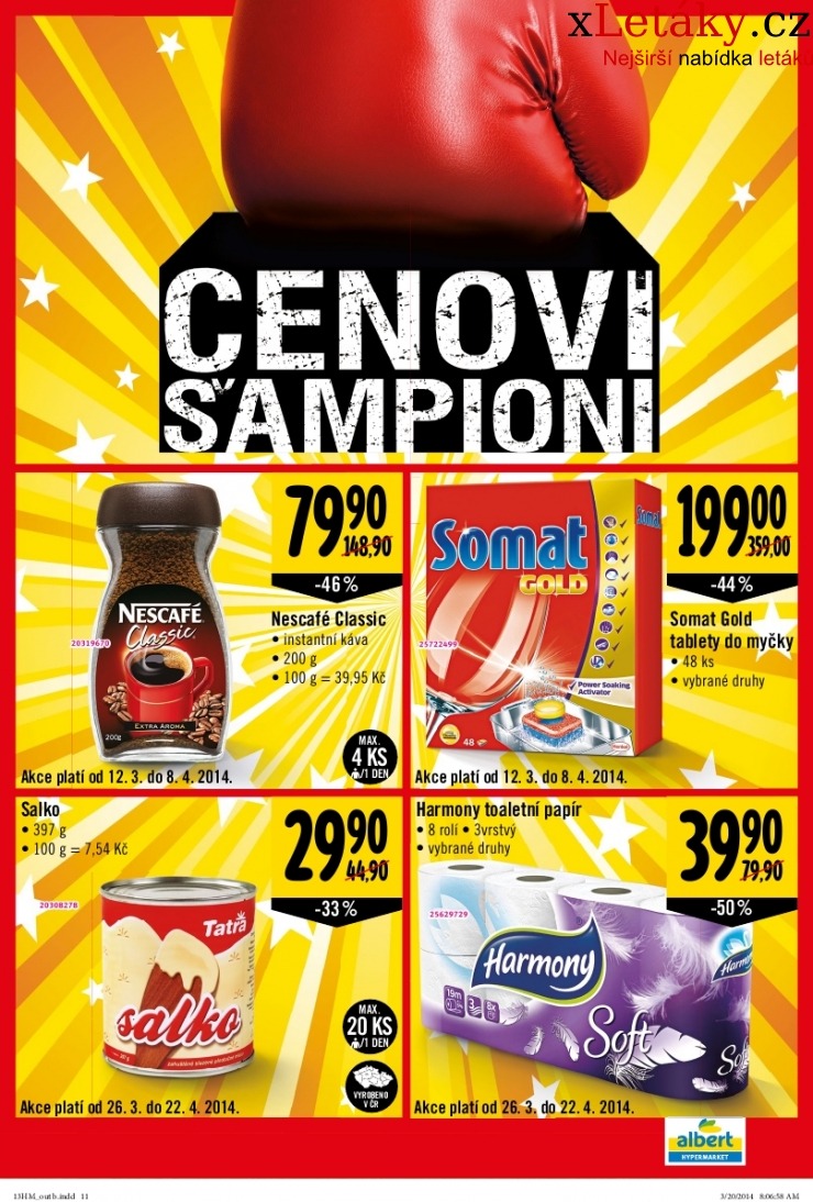 leták Albert Hypermarket akční leták strana 1 leták Albert Hypermarket akční leták strana 1