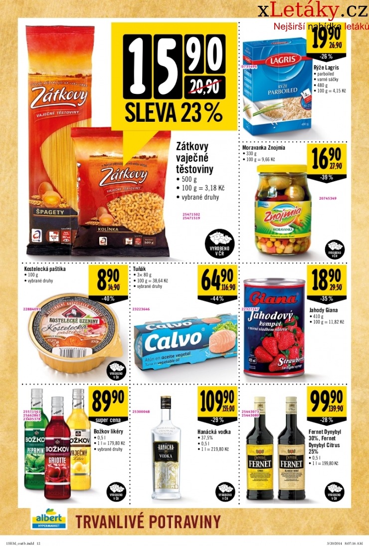 leták Albert Hypermarket akční leták strana 1 leták Albert Hypermarket akční leták strana 1