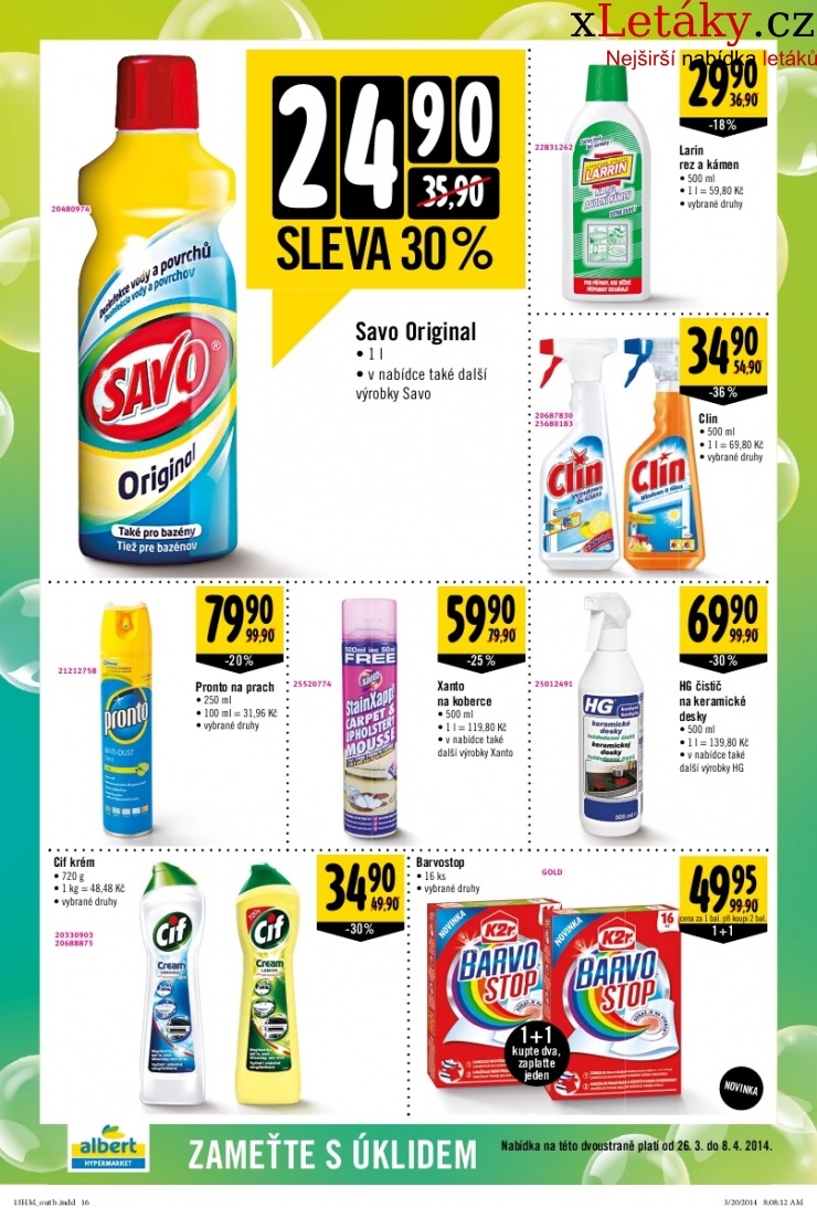 leták Albert Hypermarket akční leták strana 1 leták Albert Hypermarket akční leták strana 1