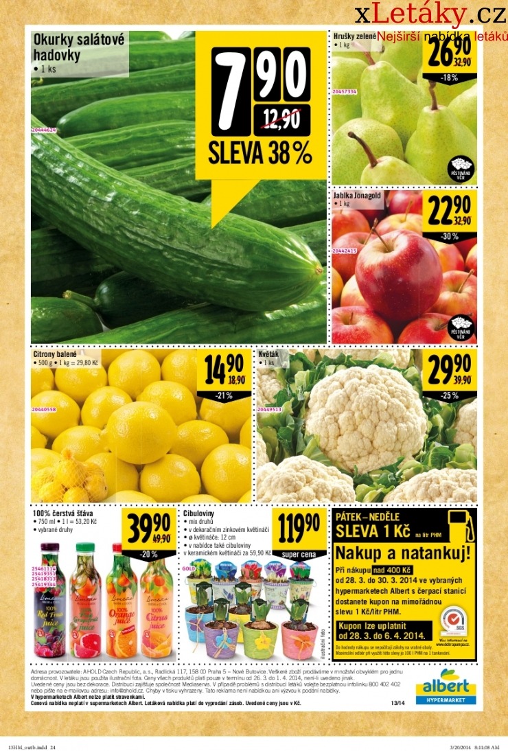 leták Albert Hypermarket akční leták strana 1 leták Albert Hypermarket akční leták strana 1