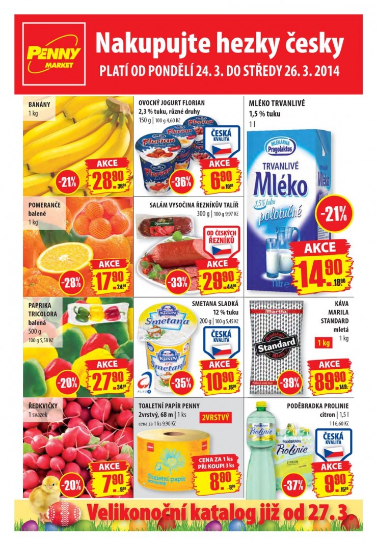 leták Penny Aktuální nabídka od 24.3.2014 strana 1 leták Penny Aktuální nabídka od 24.3.2014 strana 1