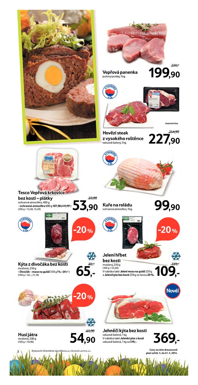 leták Tesco Velikonoce hypermarket od 26.3.2014 strana 1 leták Tesco Velikonoce hypermarket od 26.3.2014 strana 1