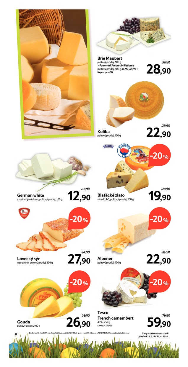 let�k Tesco Velikonoce hypermarket od 26.3.2014 strana 1