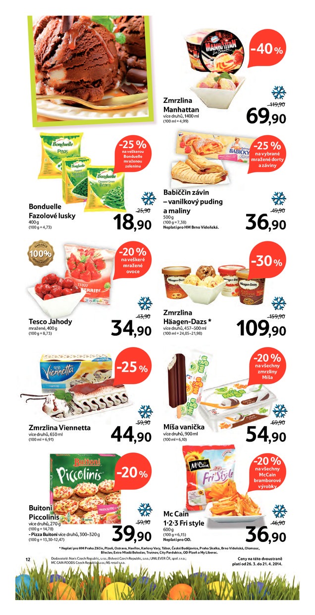 leták Tesco Velikonoce hypermarket od 26.3.2014 strana 1 leták Tesco Velikonoce hypermarket od 26.3.2014 strana 1