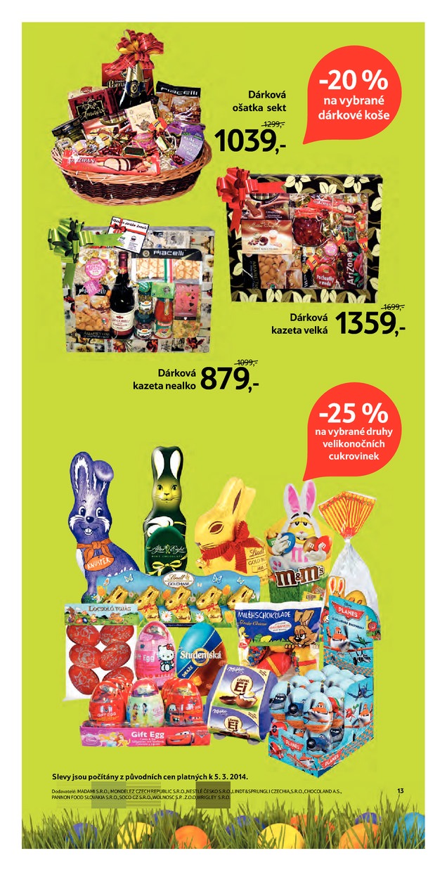 leták Tesco Velikonoce hypermarket od 26.3.2014 strana 1 leták Tesco Velikonoce hypermarket od 26.3.2014 strana 1
