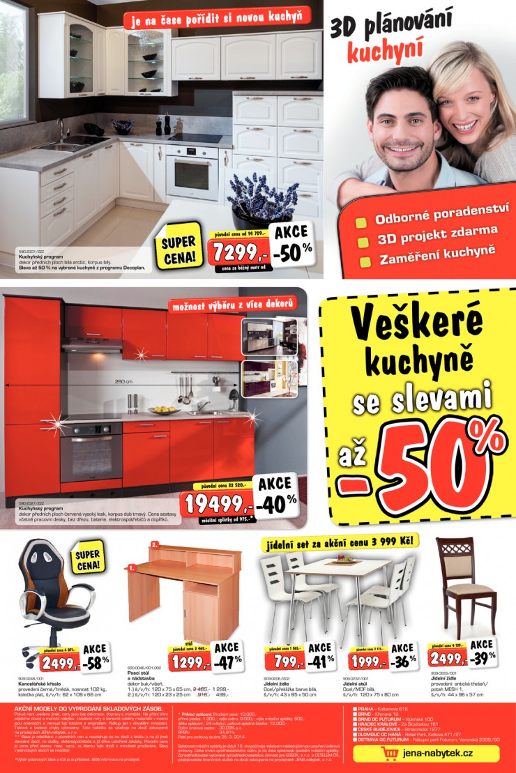 leták Jena nábytek Aktuální leták od 25.3.2014 strana 1 leták Jena nábytek Aktuální leták od 25.3.2014 strana 1