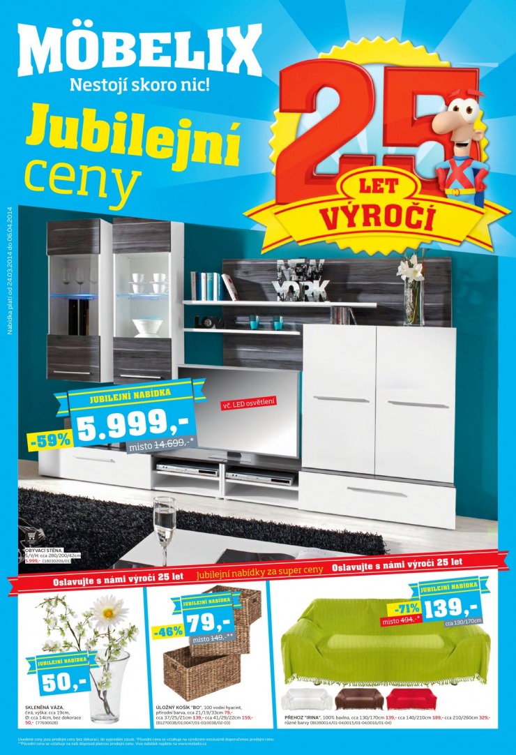 letk Mobelix Aktuln prospekt od 24.3.2014 strana 1