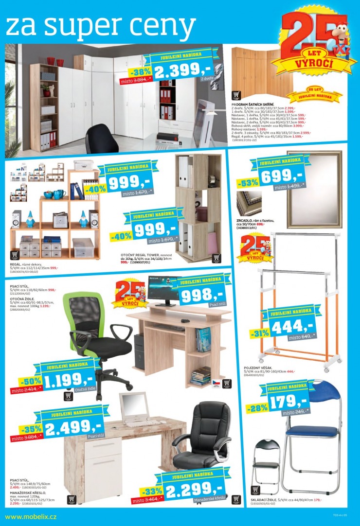 let�k Mobelix Aktu�ln� prospekt od 24.3.2014 strana 1