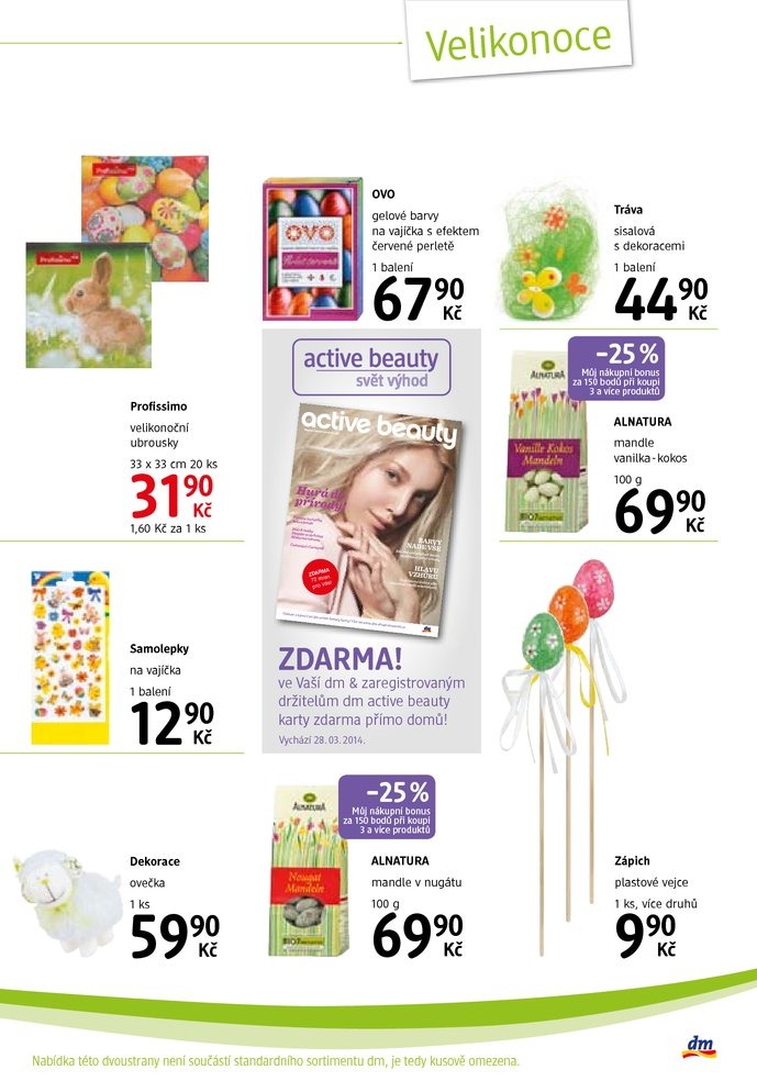 leták DM drogerie Journal 2. část od 26.3.2014 strana 1 leták DM drogerie Journal 2. část od 26.3.2014 strana 1
