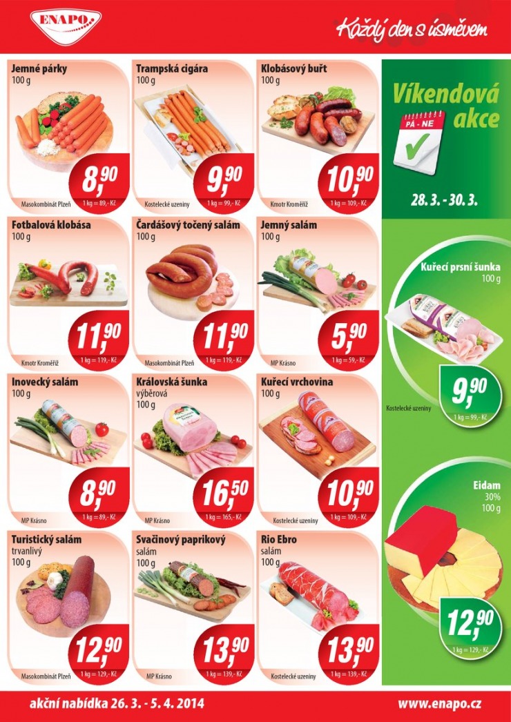leták Enapo Akční leták od 26.3.2014 strana 1 leták Enapo Akční leták od 26.3.2014 strana 1