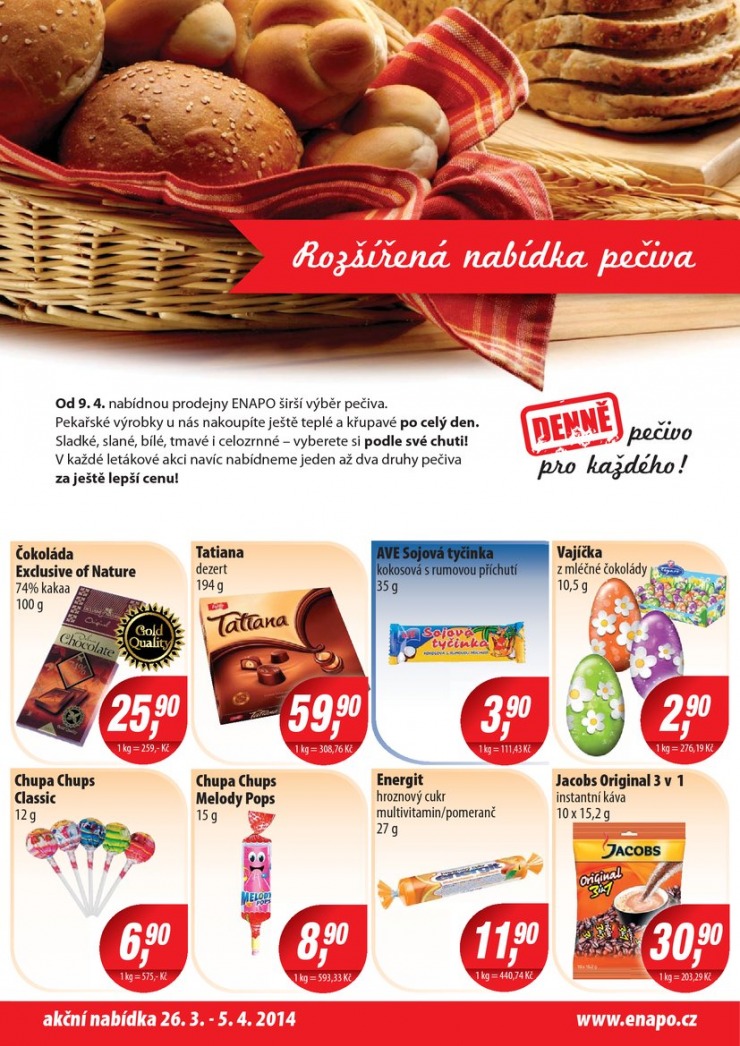 leták Enapo Akční leták od 26.3.2014 strana 1 leták Enapo Akční leták od 26.3.2014 strana 1