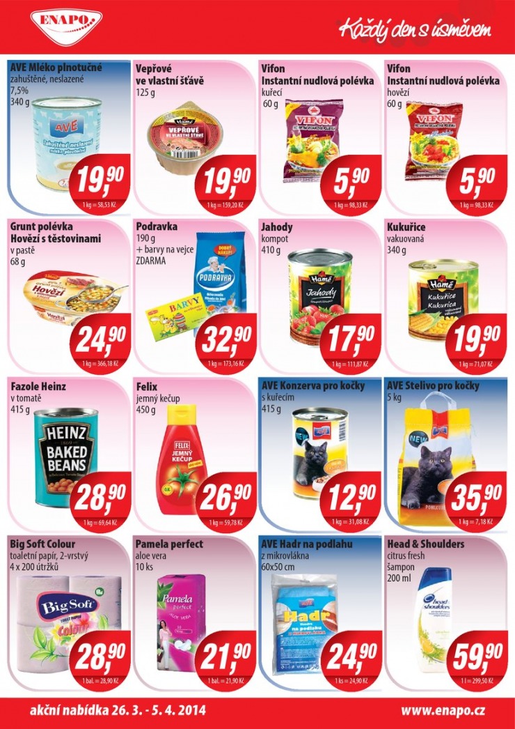 leták Enapo Akční leták od 26.3.2014 strana 1 leták Enapo Akční leták od 26.3.2014 strana 1