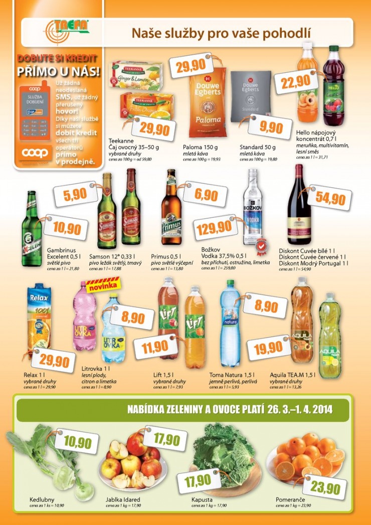 let�k COOP Trefa od 26.3.2014 strana 1