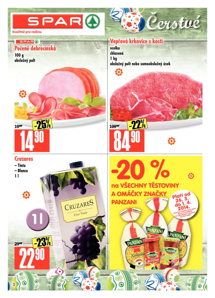 leták Interspar nabídka Spar od 26.3.2014 strana 1 leták Interspar nabídka Spar od 26.3.2014 strana 1
