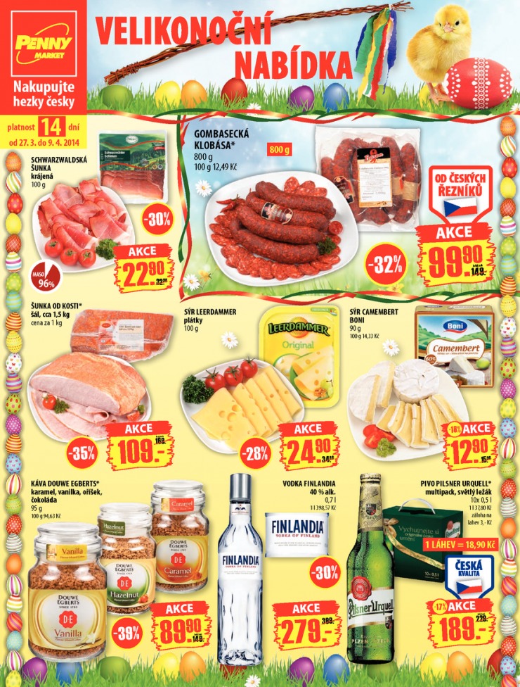 leták Penny Velikonoční katalog od 27.3.2014 strana 1 leták Penny Velikonoční katalog od 27.3.2014 strana 1