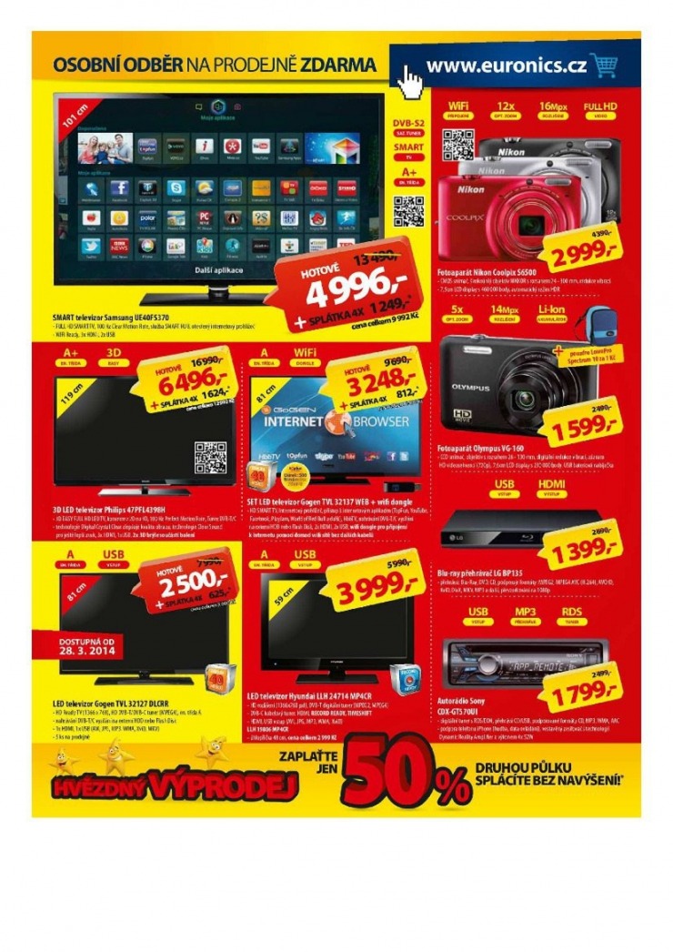 leták Euronics Aktuální leták od 26.3.2014 strana 1 leták Euronics Aktuální leták od 26.3.2014 strana 1