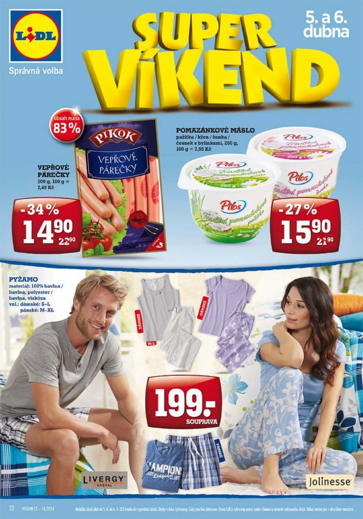 leták Lidl Akční nabídka od 31.3.2014 strana 1 leták Lidl Akční nabídka od 31.3.2014 strana 1