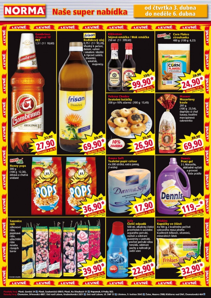 leták Norma Aktuální leták od 31.3.2014 strana 1 leták Norma Aktuální leták od 31.3.2014 strana 1