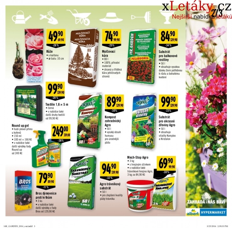 leták Albert Hypermarket - zahrada akční leták strana 1 leták Albert Hypermarket - zahrada akční leták strana 1