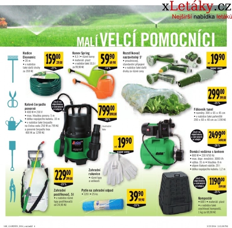 leták Albert Hypermarket - zahrada akční leták strana 1 leták Albert Hypermarket - zahrada akční leták strana 1
