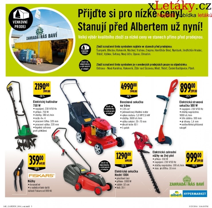 leták Albert Hypermarket - zahrada akční leták strana 1 leták Albert Hypermarket - zahrada akční leták strana 1