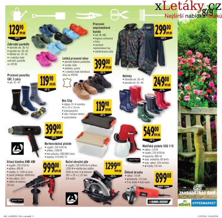 leták Albert Hypermarket - zahrada akční leták strana 1 leták Albert Hypermarket - zahrada akční leták strana 1