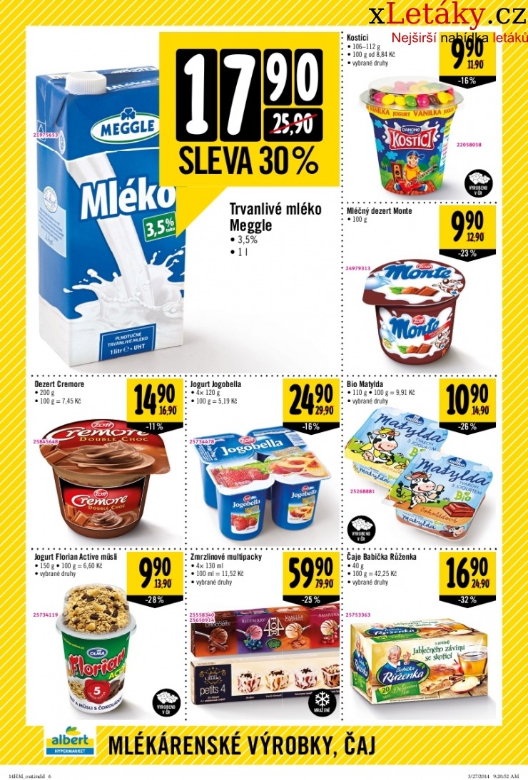 leták Albert Hypermarket akční leták strana 1 leták Albert Hypermarket akční leták strana 1