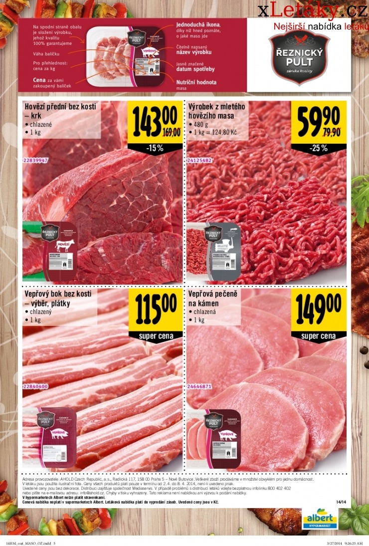 leták Albert Hypermarket akční leták strana 1 leták Albert Hypermarket akční leták strana 1