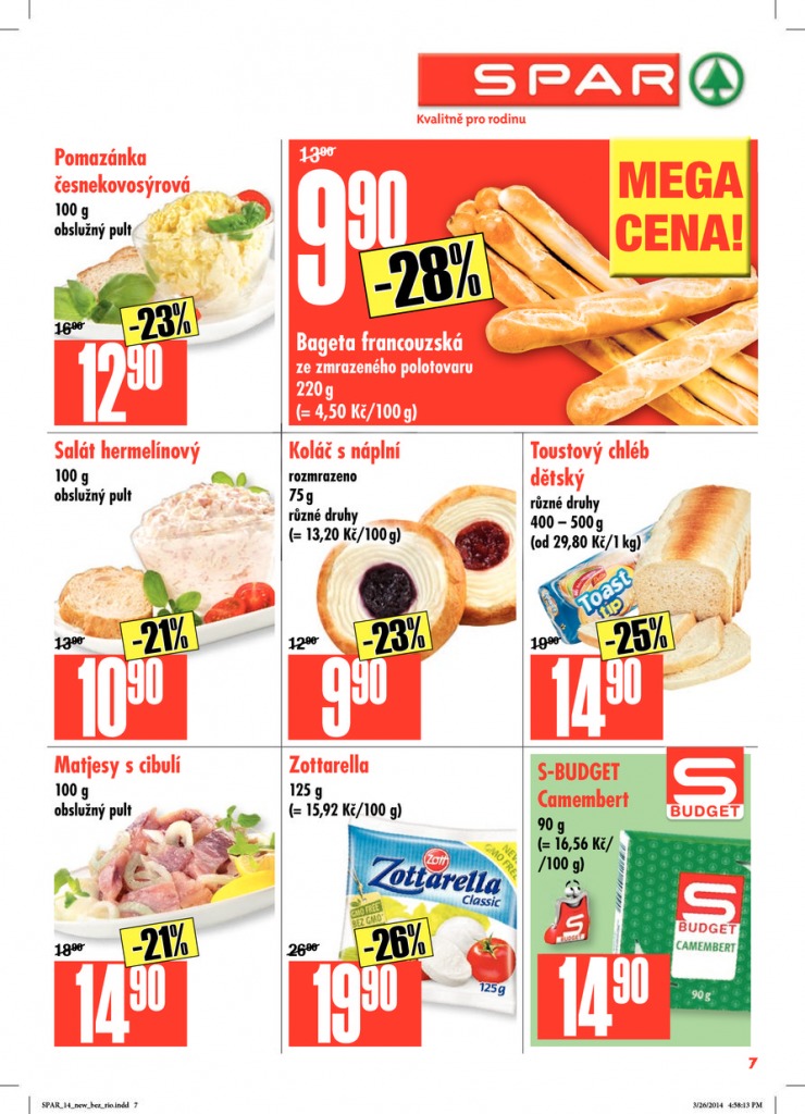 leták Interspar nabídka Spar od 2.4.2014 strana 1 leták Interspar nabídka Spar od 2.4.2014 strana 1