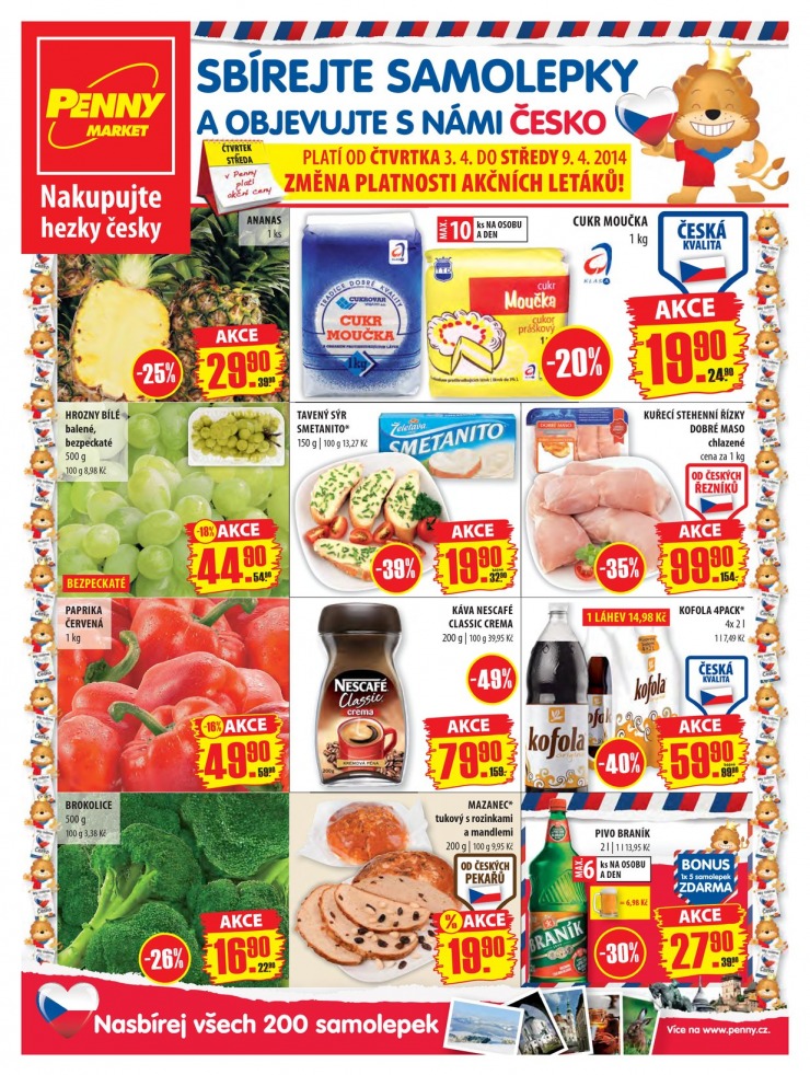 letk Penny Aktuln nabdka od 3.4.2014 strana 1