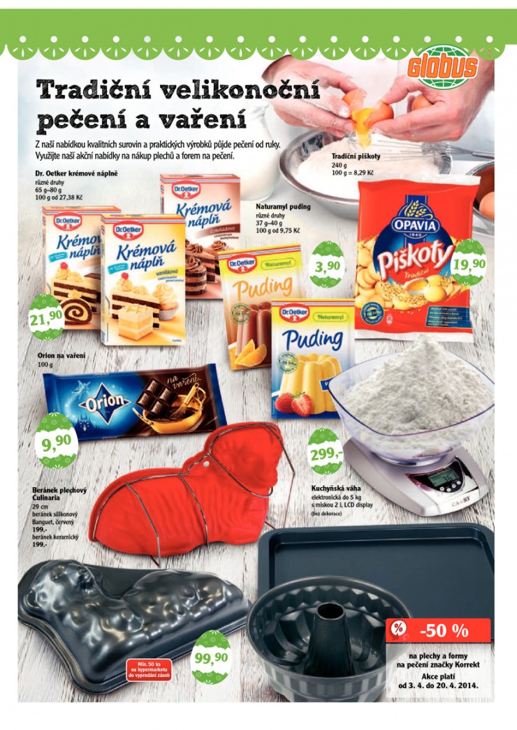 leták Globus Velikonoční katalog od 3.4.2014 strana 1 leták Globus Velikonoční katalog od 3.4.2014 strana 1