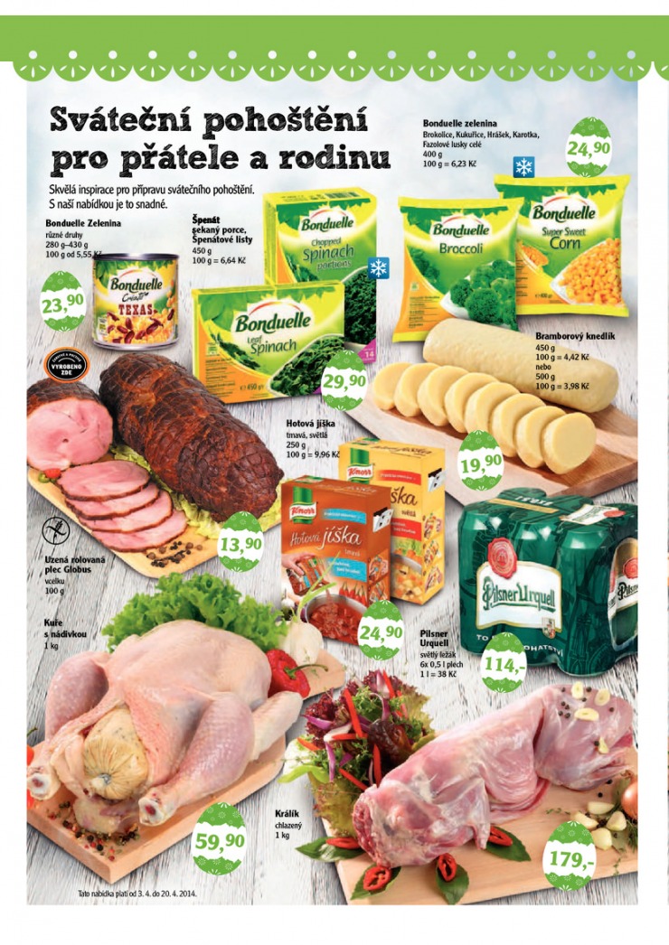 leták Globus Velikonoční katalog od 3.4.2014 strana 1 leták Globus Velikonoční katalog od 3.4.2014 strana 1