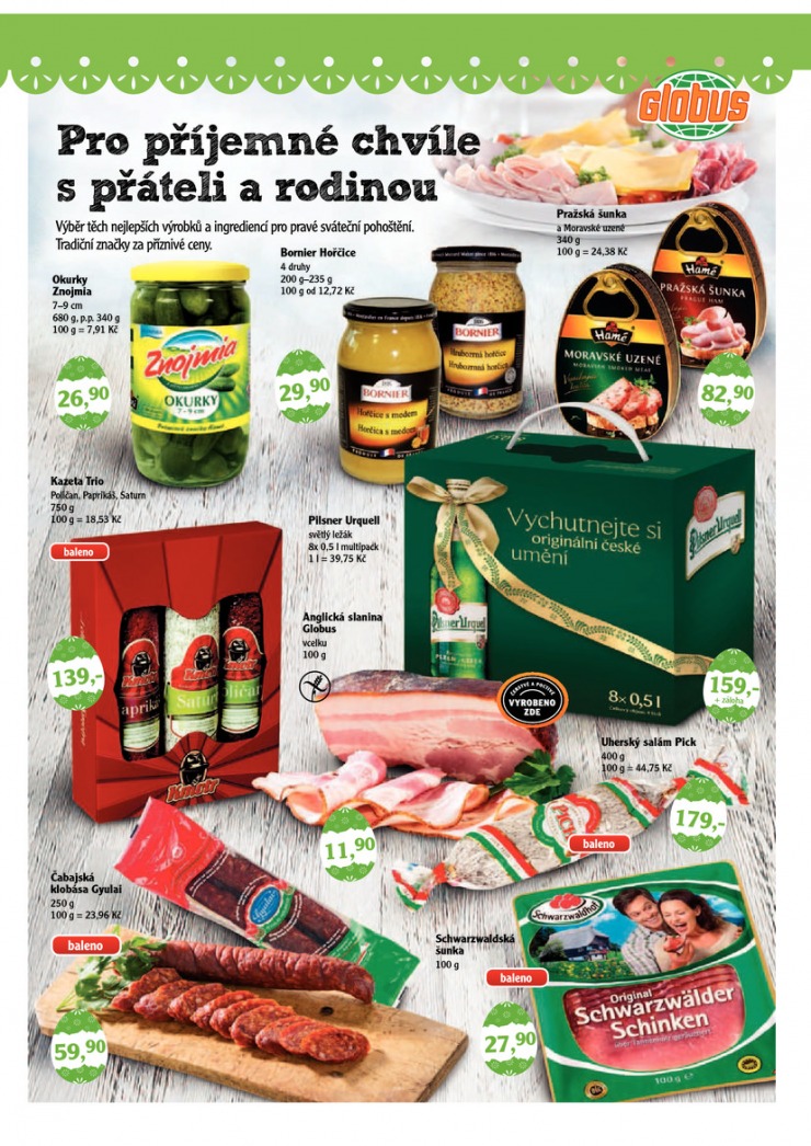 leták Globus Velikonoční katalog od 3.4.2014 strana 1 leták Globus Velikonoční katalog od 3.4.2014 strana 1