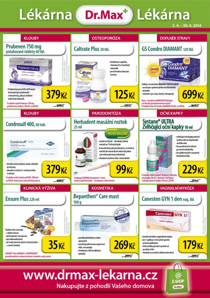 let�k Dr. Max l�k�rna Aktu�ln� let�k od 2.4.2014 strana 1