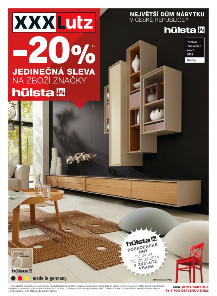 letk XXXLutz Jedinen sleva od 1.4.2014 strana 1