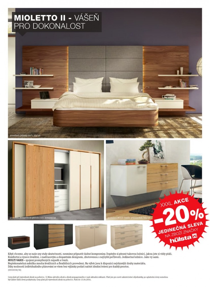 leták XXXLutz Jedinečná sleva od 1.4.2014 strana 1 leták XXXLutz Jedinečná sleva od 1.4.2014 strana 1