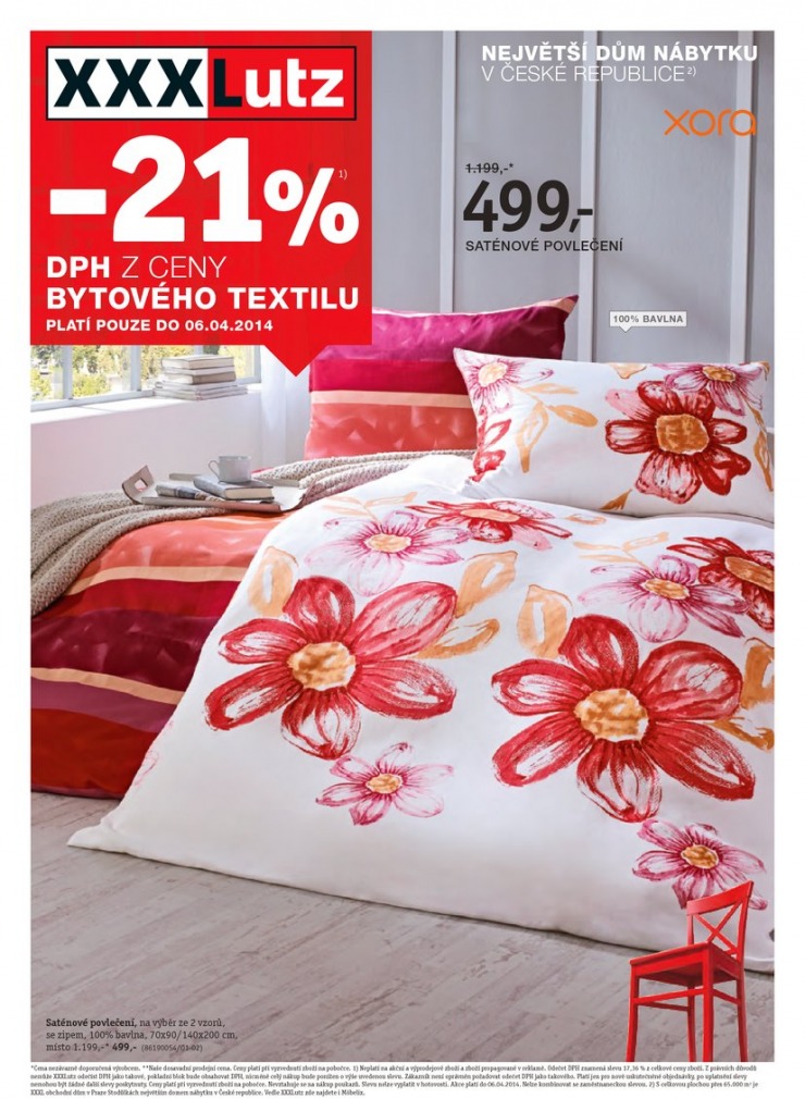 letk XXXLutz Aktuln prospekt od 1.4.2014 strana 1