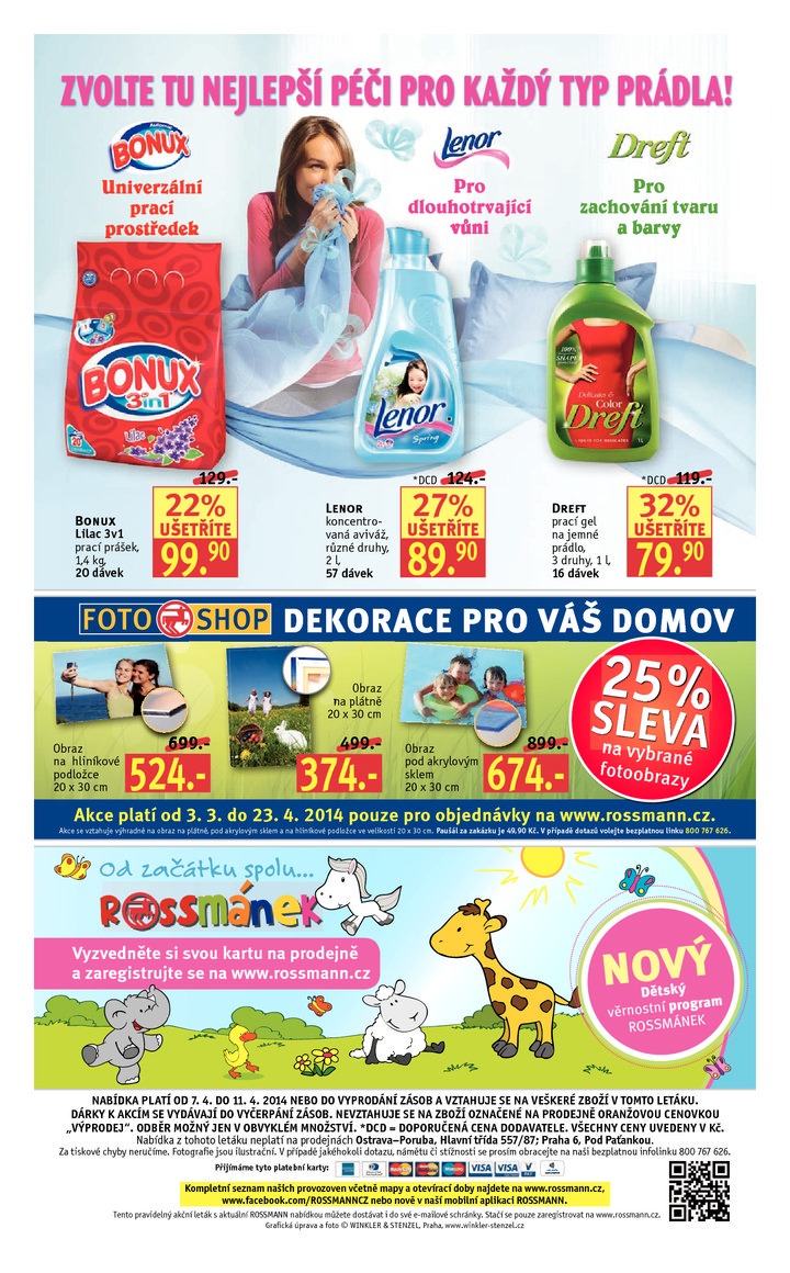 leták Rossmann Leták od 7.4.2014 strana 1 leták Rossmann Leták od 7.4.2014 strana 1