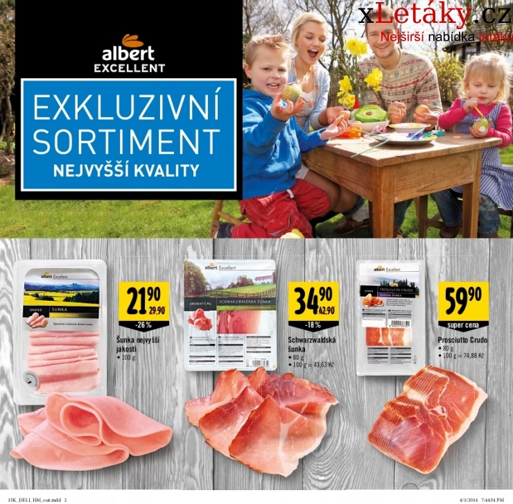 leták Albert Hypermarket - Velikonoční delikatesy leták strana 1 leták Albert Hypermarket - Velikonoční delikatesy leták strana 1