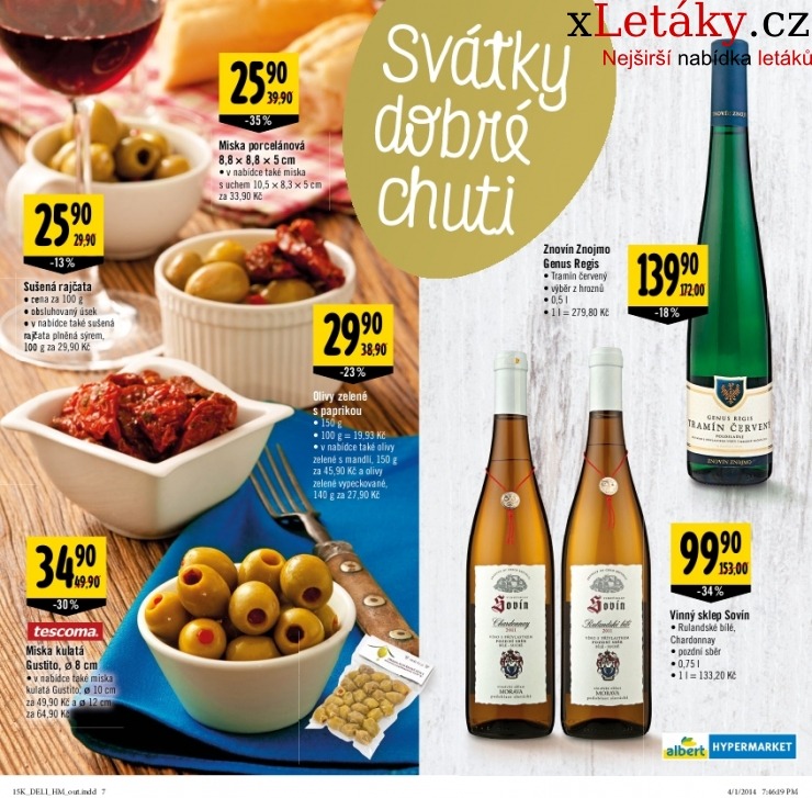 let�k Albert Hypermarket - Velikono�n� delikatesy let�k strana 1