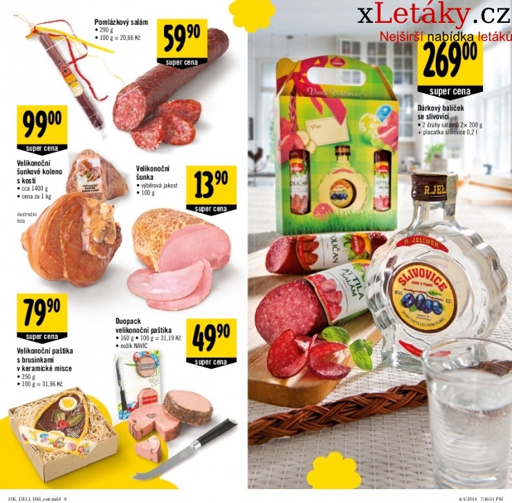 let�k Albert Hypermarket - Velikono�n� delikatesy let�k strana 1
