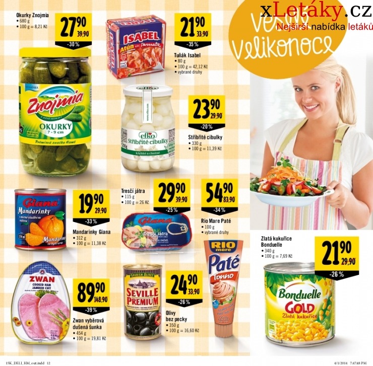 let�k Albert Hypermarket - Velikono�n� delikatesy let�k strana 1