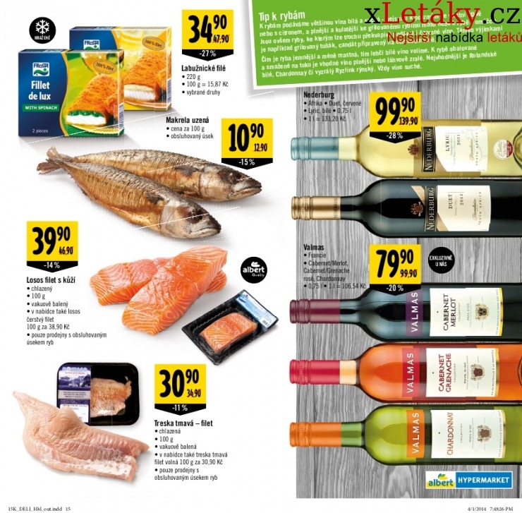 let�k Albert Hypermarket - Velikono�n� delikatesy let�k strana 1
