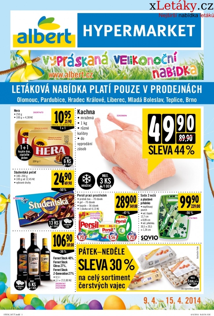 leták Albert Hypermarket akční leták strana 1 leták Albert Hypermarket akční leták strana 1