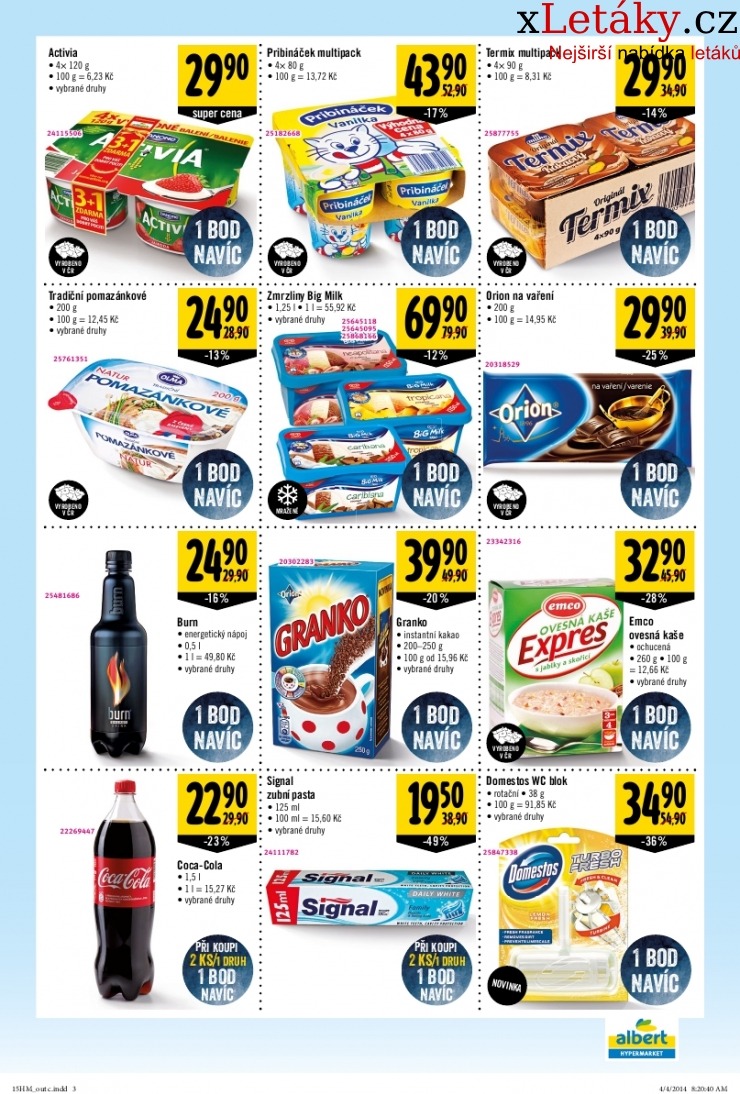 leták Albert Hypermarket akční leták strana 1 leták Albert Hypermarket akční leták strana 1