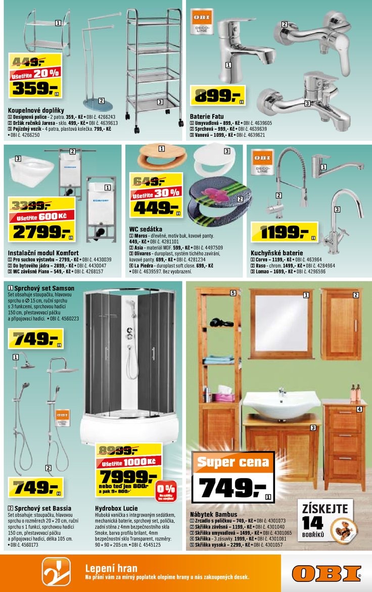 leták OBI Aktuální leták od 3.4.2014 strana 1 leták OBI Aktuální leták od 3.4.2014 strana 1