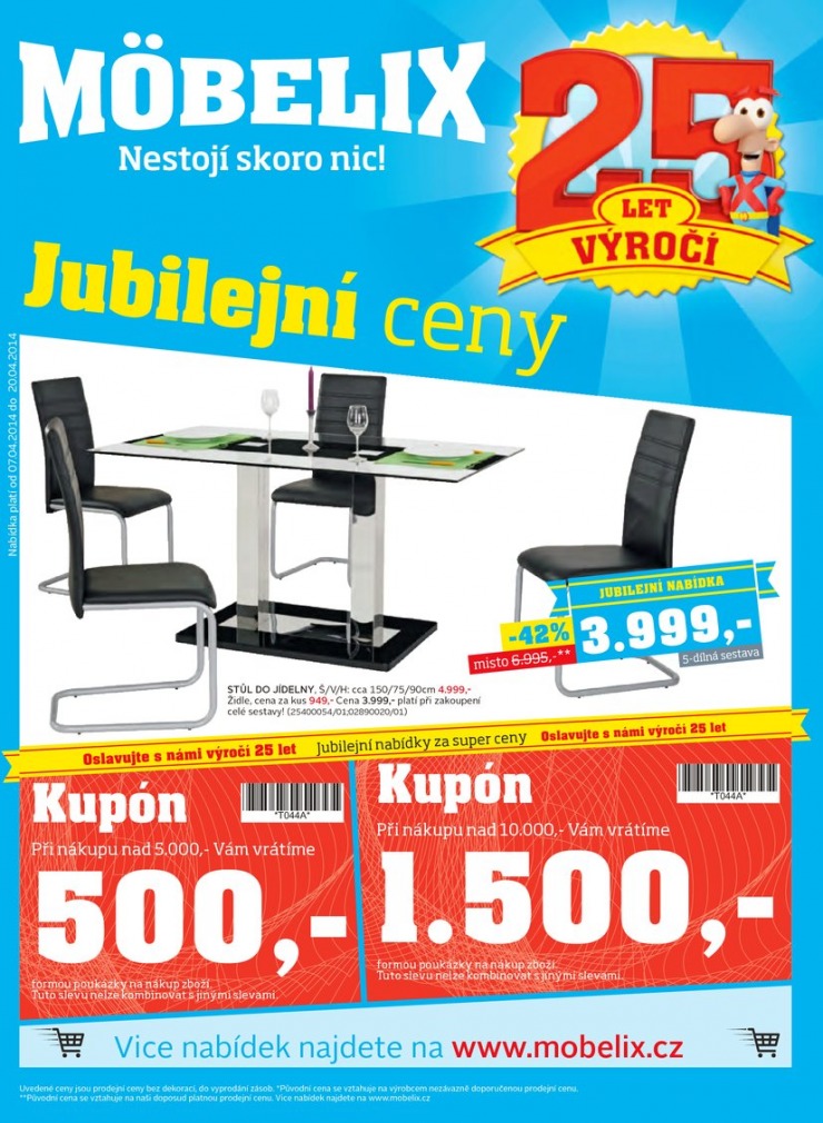 letk Mobelix Aktuln prospekt od 7.4.2014 strana 1