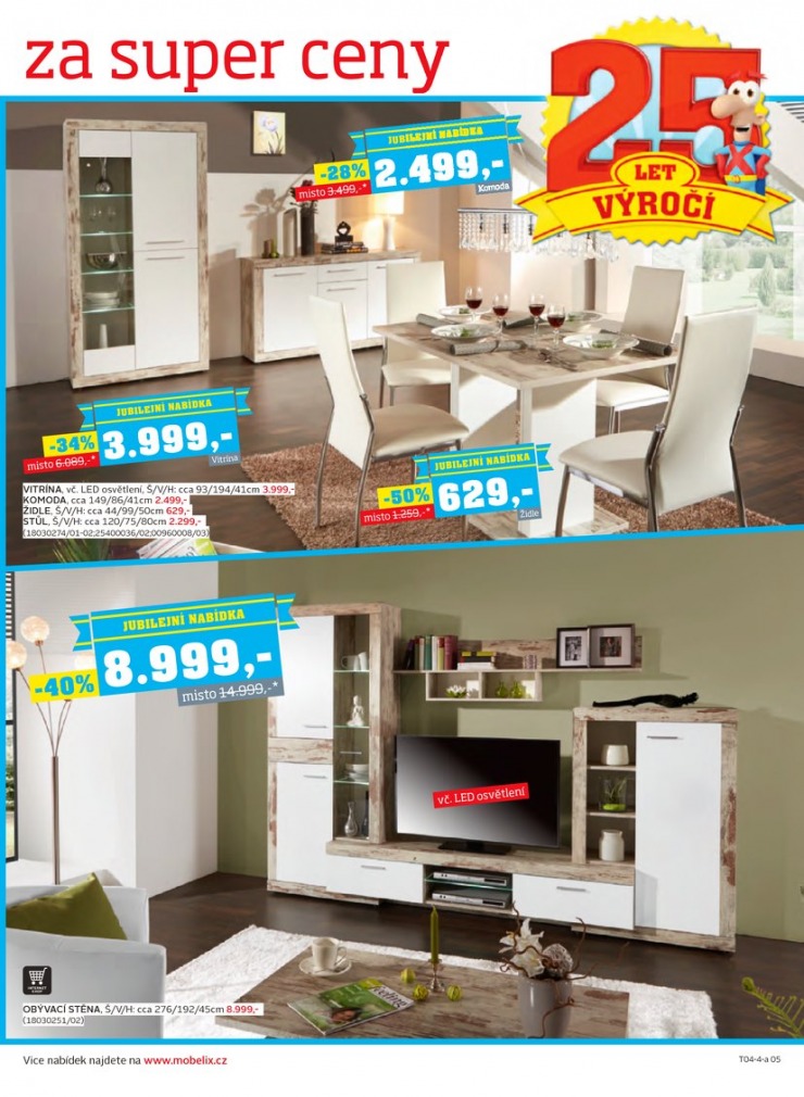 let�k Mobelix Aktu�ln� prospekt od 7.4.2014 strana 1