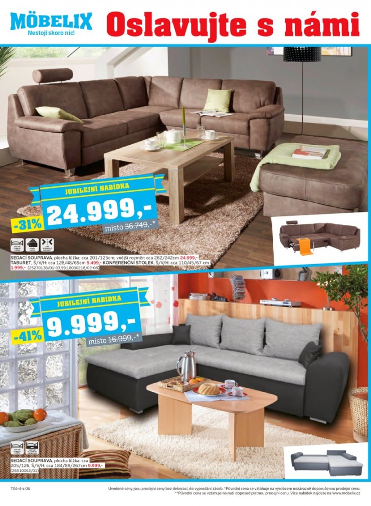 let�k Mobelix Aktu�ln� prospekt od 7.4.2014 strana 1